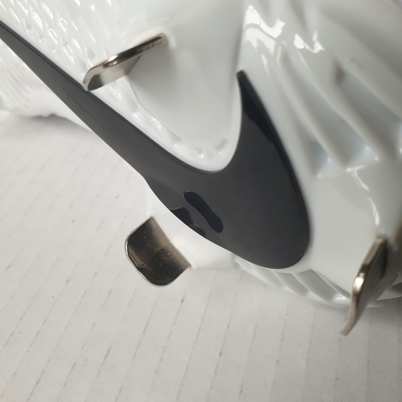 Nike Wm's Lunar Hyperdiamond 2 Pro White Softball Cleats w/ 9 Metal Spikes 5.5 - Picture 10 of 16